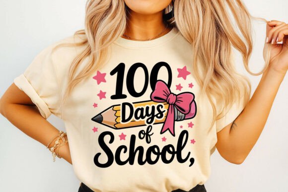 100 Days of School Celebration Design Graphics