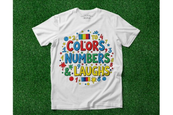 Colorful Learning Numbers Fun Graphics