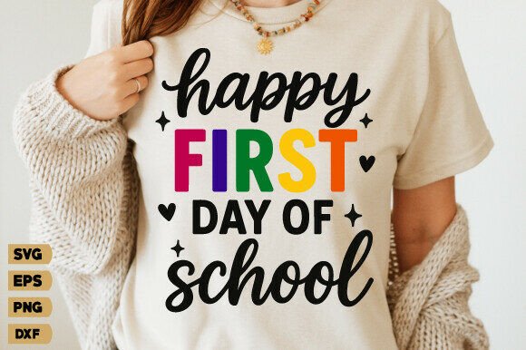 Happy First Day of School SVG