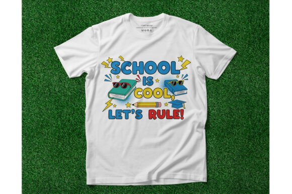 School is Cool Let's Rule SVG